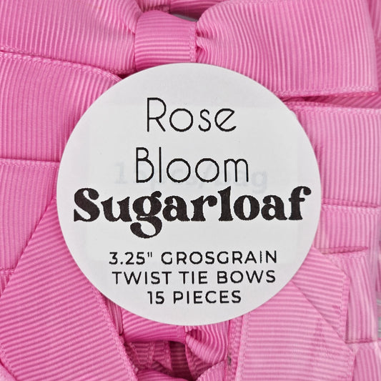 Bow - Rose Bloom Grosgrain