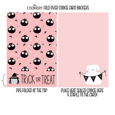 TRICK OR TREAT BAG TOPPER & BACKER - THE COOKIERY