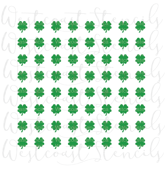 Four Leaf Clover Sprinkle Stencil