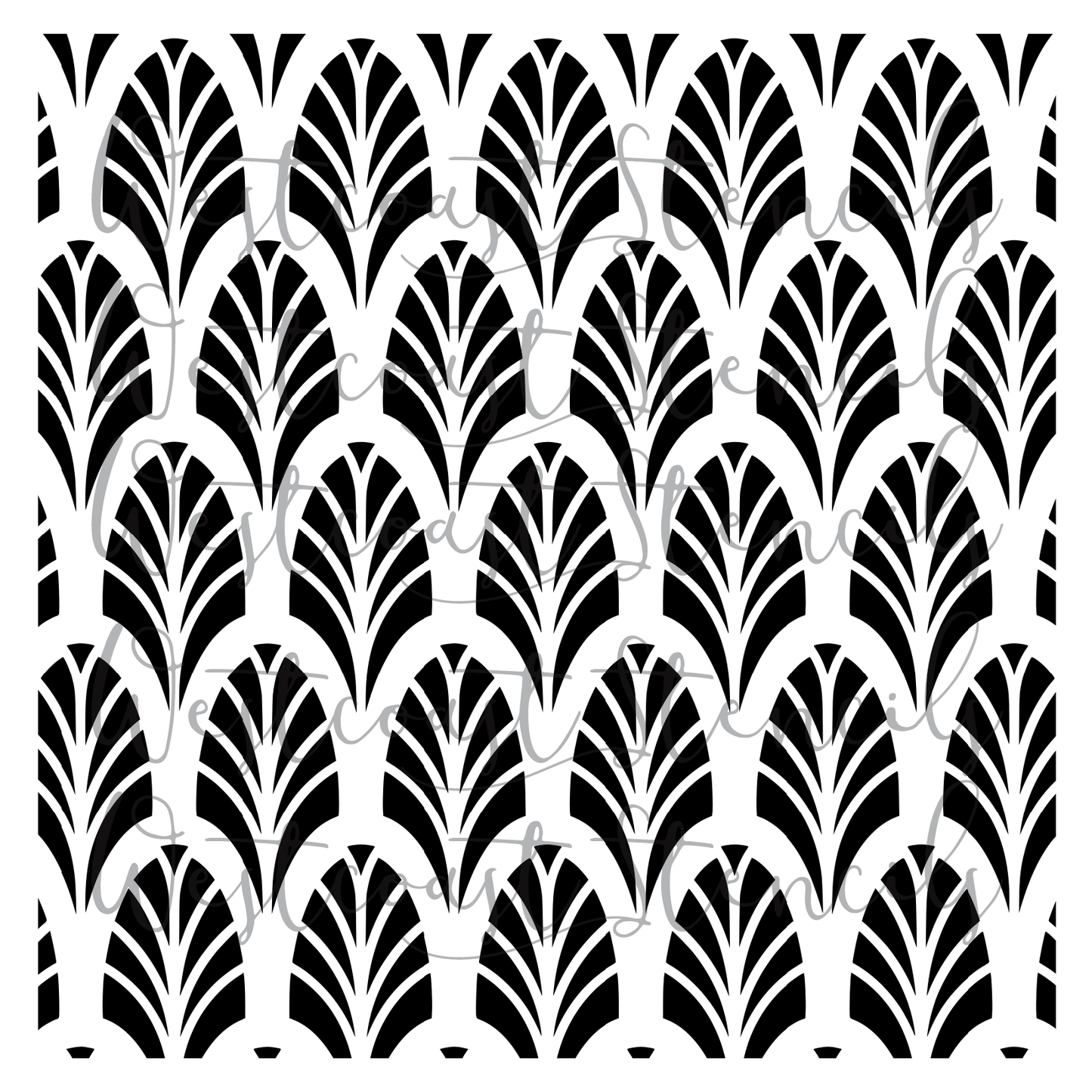 Art Deco Stencil, Style 2