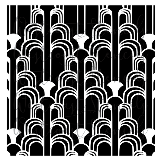 Art Deco Stencil, Style 4