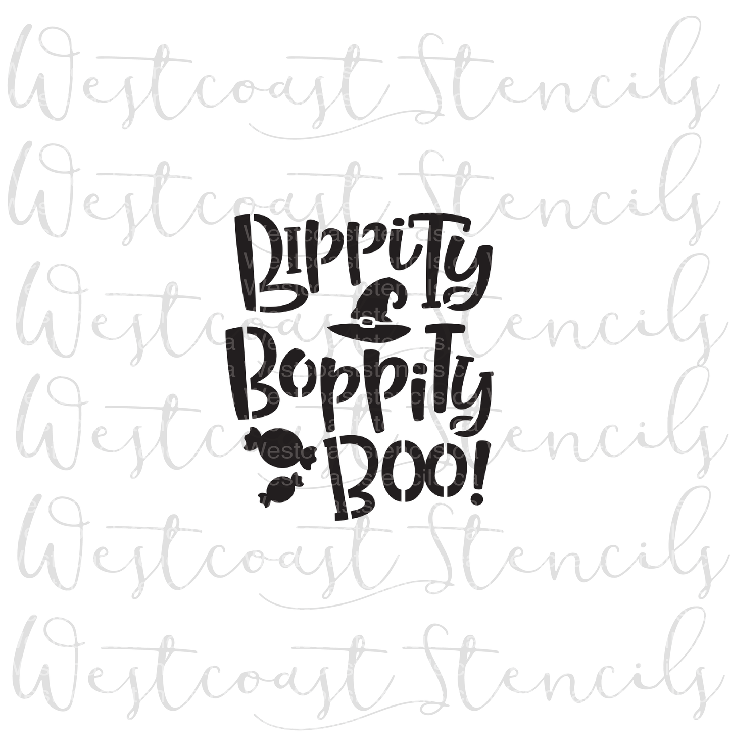 Bippity Boppity Boo Stencil