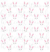Bunny Face Background Stencil