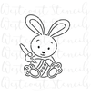 PYO Bunny Painting Easter Egg Stencil