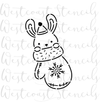 PYO Bunny in Mitt Stencil