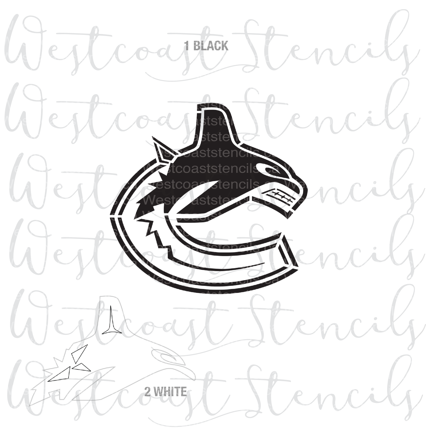 Canucks Stencil, 1 Piece