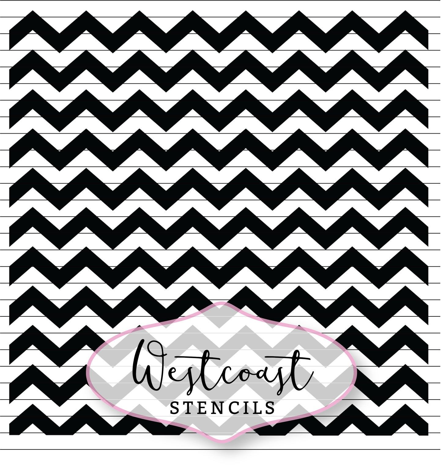 Chevron Stripe Stencil