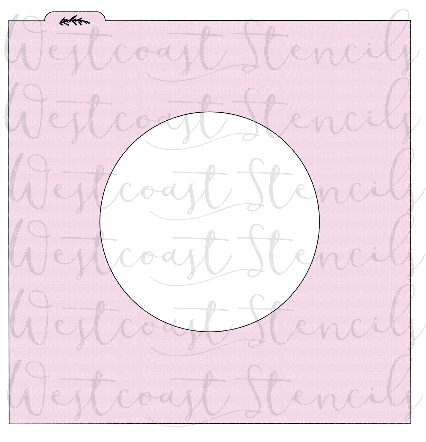 Masking Circle Stencil, 3"