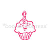 Birthday Cupcake PYO Stencil - Drawn by Krista