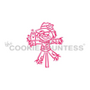 Scarecrow Boy Stencil - Drawn by Krista