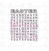 Easter Word Search Stencil
