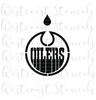 Edmonton Oilers Stencil