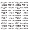 Happy Easter Text Background Stencil