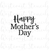 Happy Mother's Day Stencil, Style 2