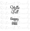 Hello Fall Happy Fall