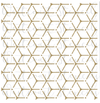 Hexagon Tile Pattern Stencil