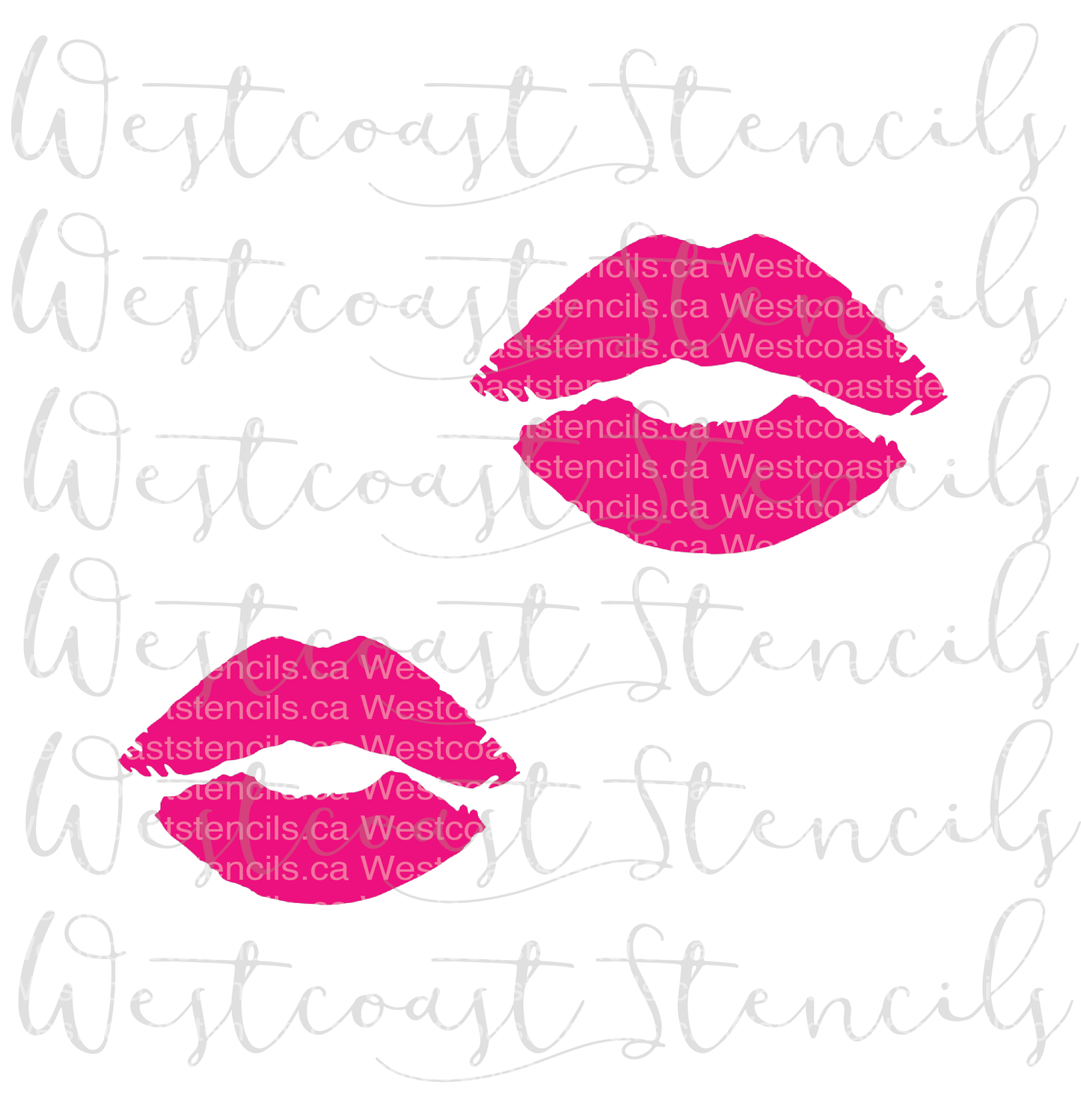 Lips Stencil