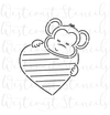 PYO Monkey Heart Letter