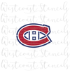 Montreal Canadiens Stencil