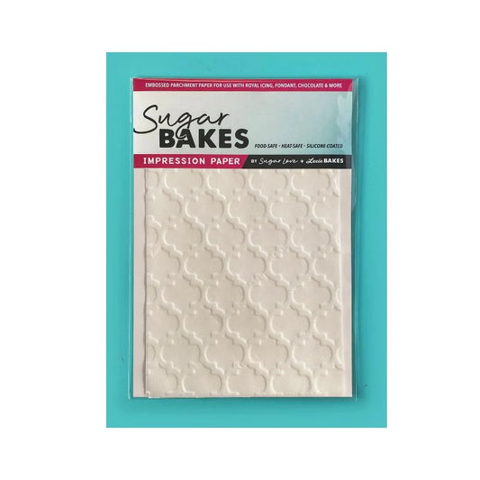 Moroccan Tile - Sugar Bakes Impression Paper