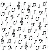 Music Note Background Stencil
