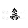 Pineapple, Damask Style Stencil