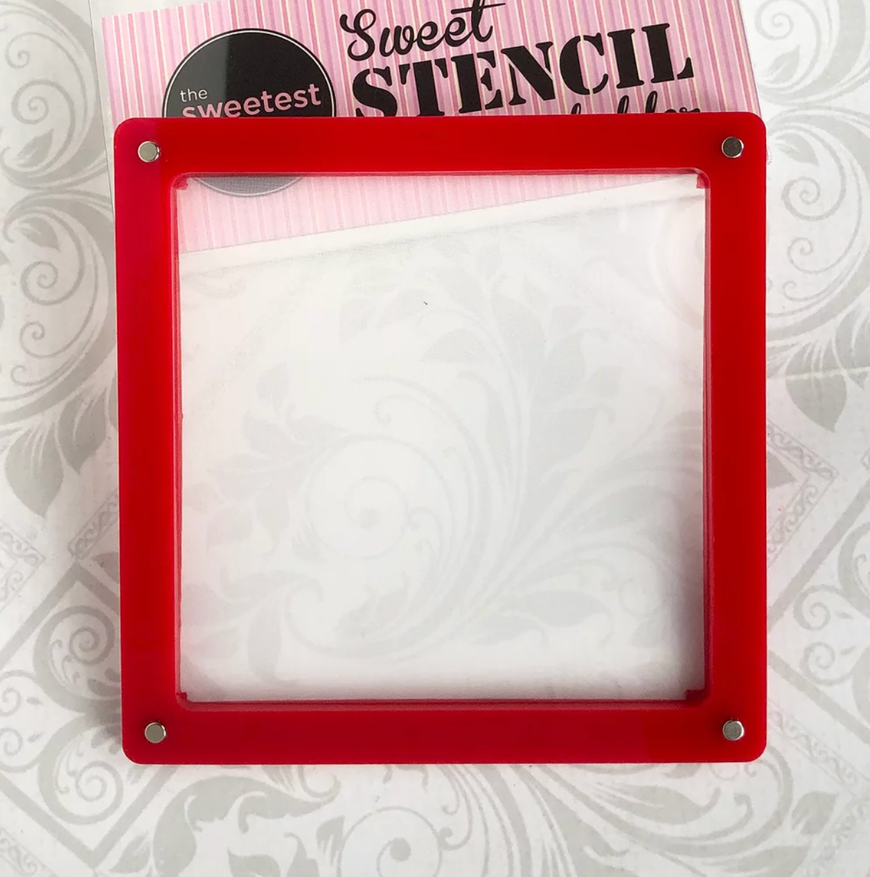 Sweet Stencil Holder Plus - for extra large cookies