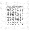Thanksgiving Word Search Stencil