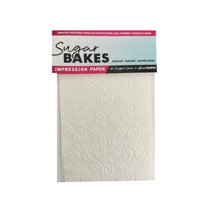 Regency Collection - Victorian Damask - Sugar Bakes Impression Paper