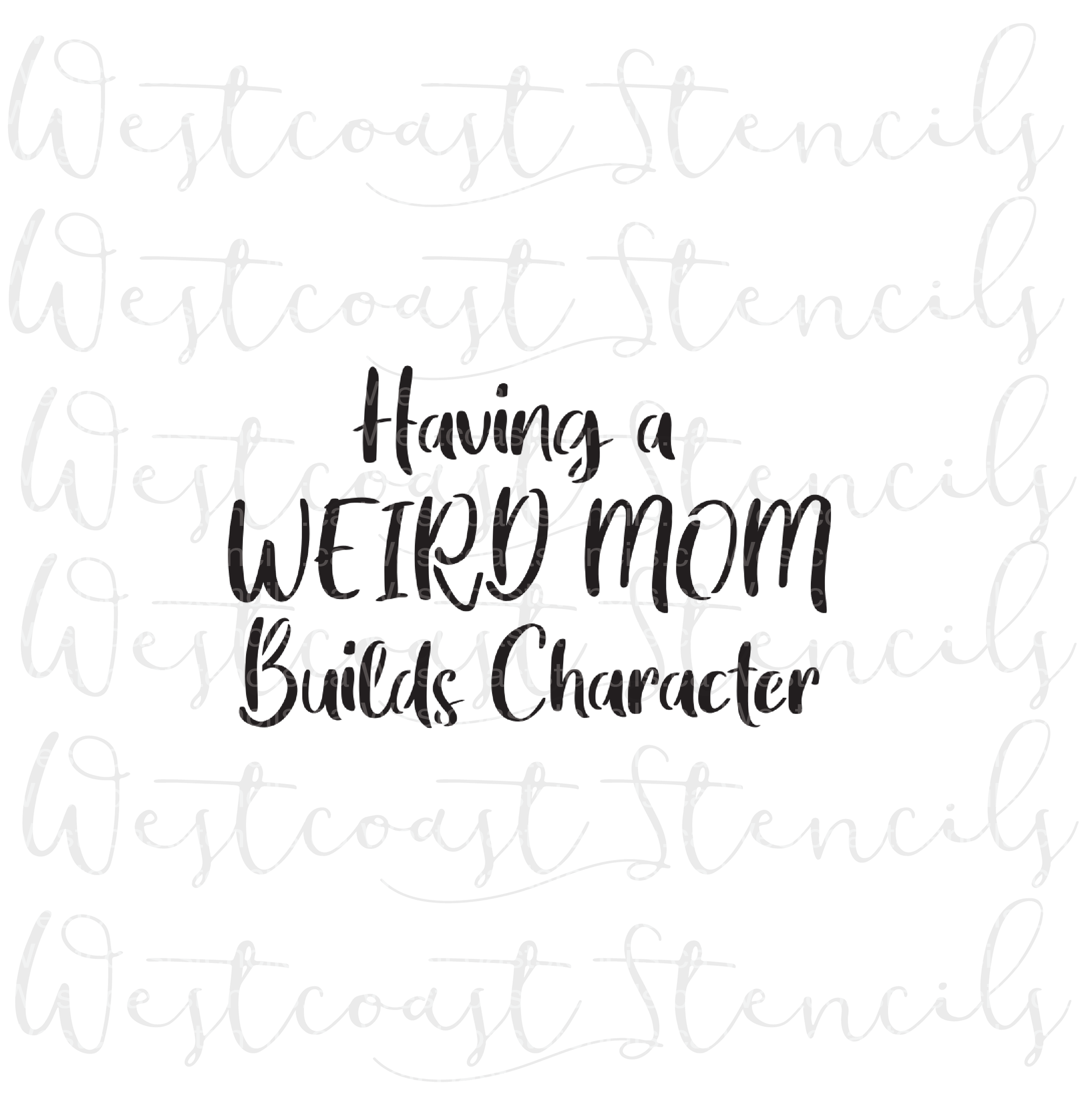 Dumb Lettering Weird Stencil