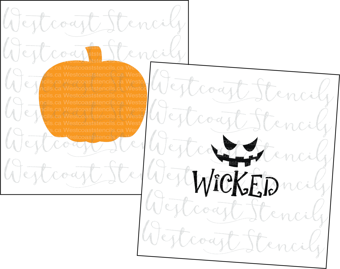 Wicked Pumpkin Stencil