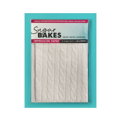 Cable Knit - Sugar Bakes Impression Paper