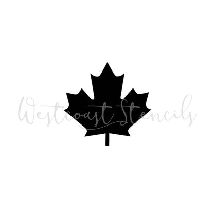 Maple Leaf Stencil, Large