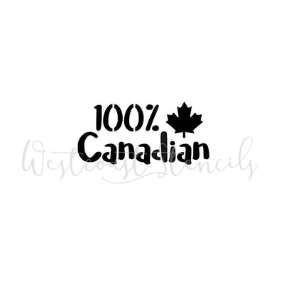 100% Canadian Stencil