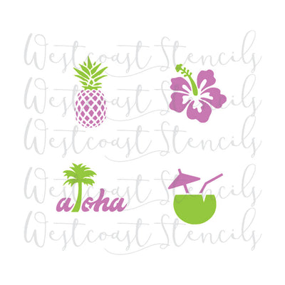 Aloha Set Stencil