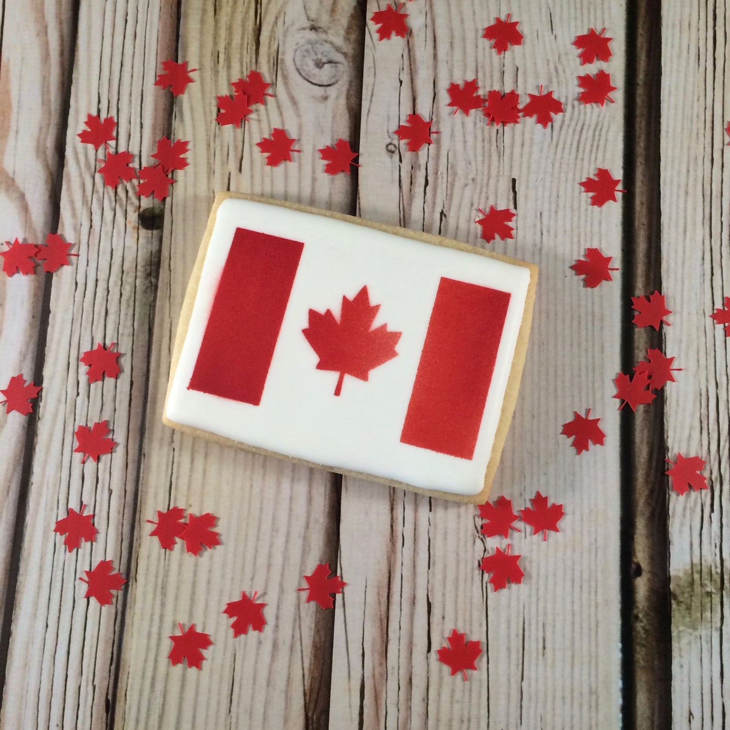 Canada Flag Stencil