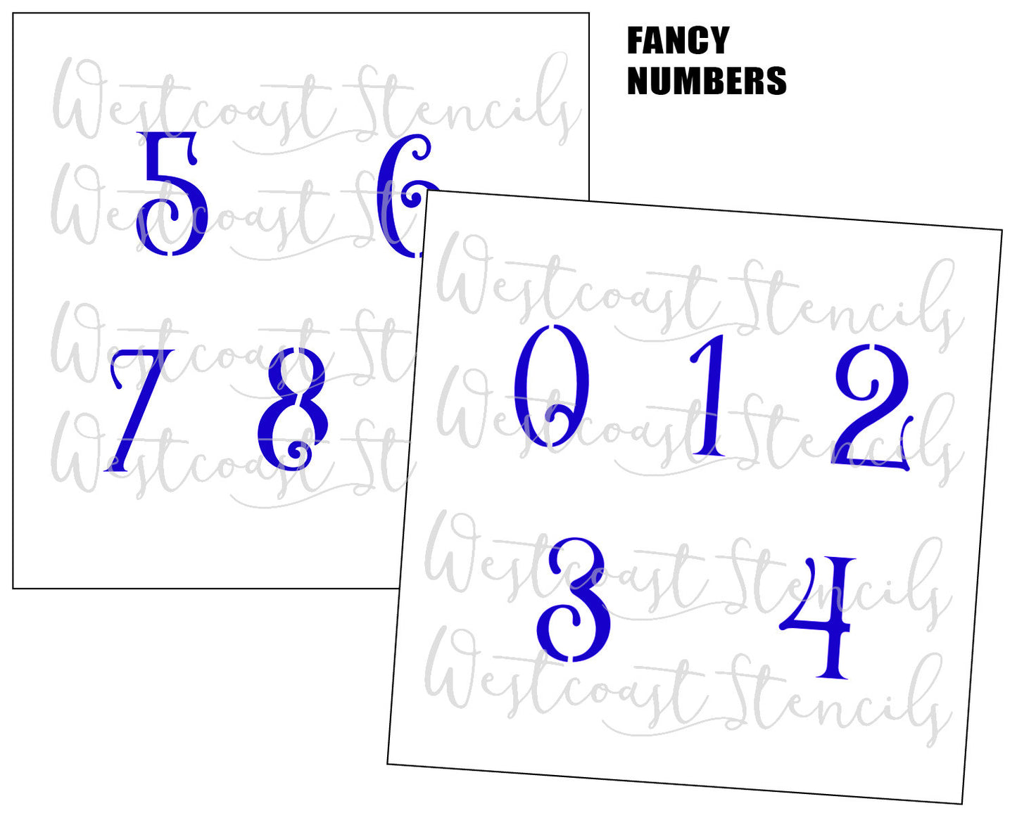 Number Set Stencil