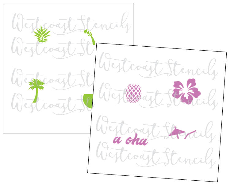 Aloha Set Stencil