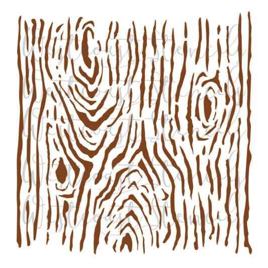 Wood Grain Stencil Stencil