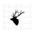 Deer Head Stencil, Profile 2