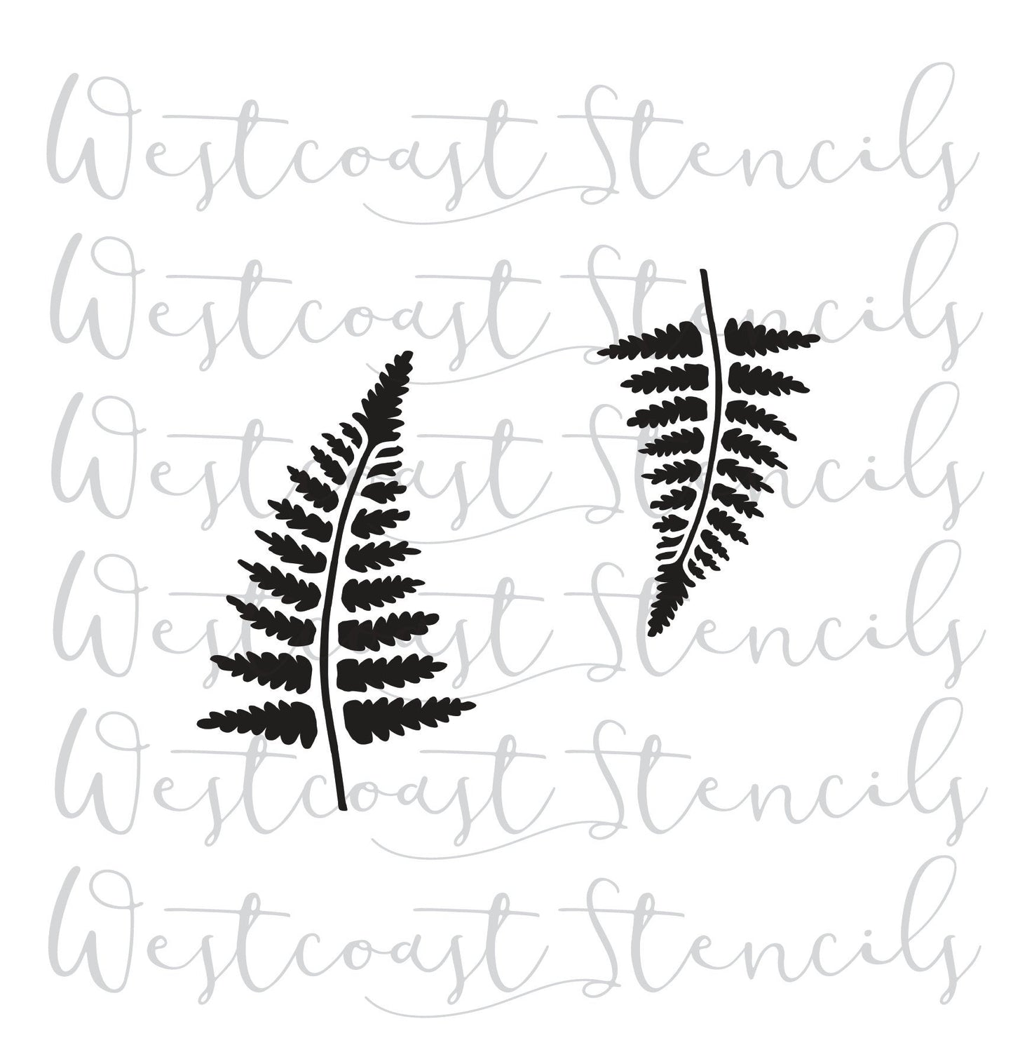 Fern Leaf Stencil