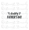Happy Father's Day Stencil