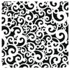 Swirls Pattern Stencil