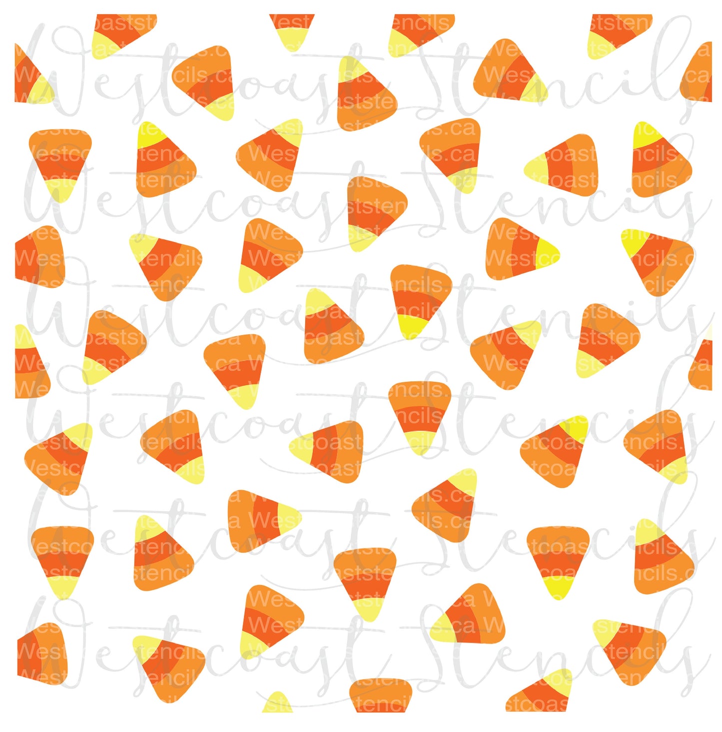 Candy Corn Stencil