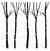 Birch Trees Stencil