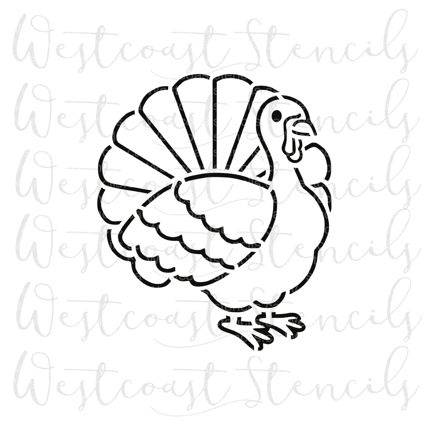 PYO Turkey Stencil