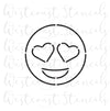 PYO Heart Eye Emoji Stencil
