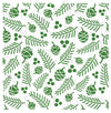 Pine and Pinecone Background Stencil