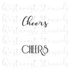Cheers Stencil, Style 2