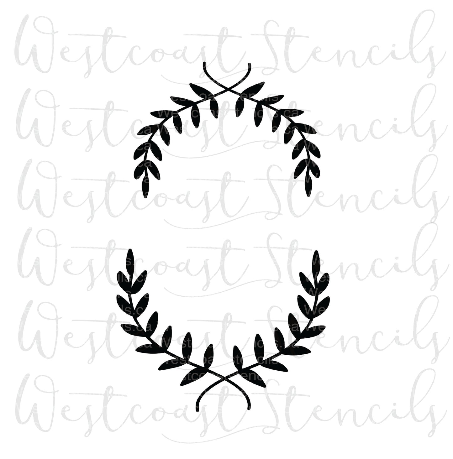 Laurel Wreath Stencil